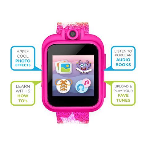 Playzoom 2 Kids Smartwatch With Headphones Black Sports Print Itouch