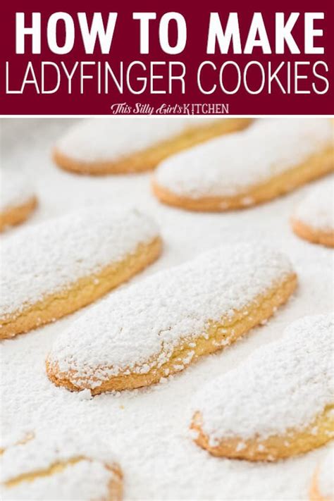 Out of these cookies, the cookies that are categorized as necessary are stored on your browser as they are. How to Make Lady Fingers Cookies - This Silly Girl's Kitchen