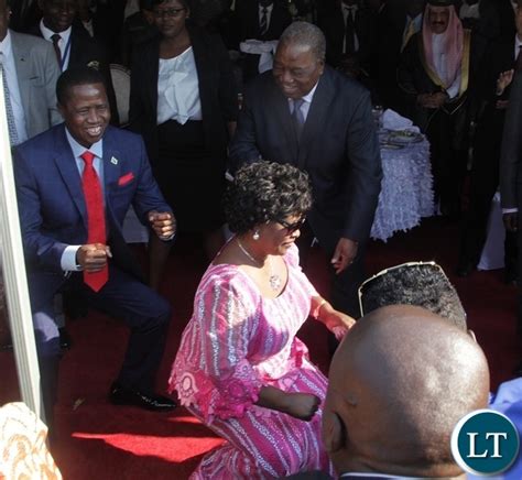 Zambia President Lungu And Inonge Wina Inauguration In Pictures