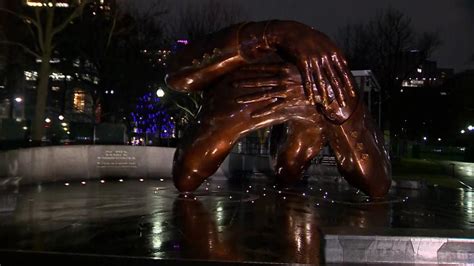 Embrace Sculpture Unveiled On Boston Common Ahead Of Mlk Day