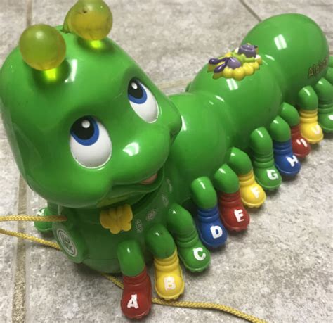 Leap Frog Alphabet Pal Purple Caterpillar 2001 Interactive Music Pull