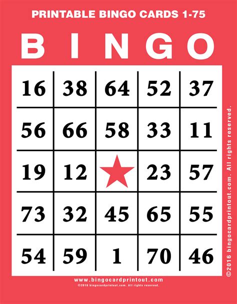 Free Printable Bingo Cards 1 75 Pdf Printable Templates