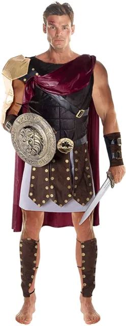 mens gladiator costume adult roman spartan warrior centurion fancy dress outfit 16 99 picclick