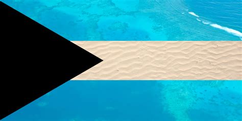 Realistic Flags 3 Bahamas Vexillology