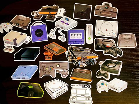 Video Game Console Sticker Pack Perfect For Laptop Etsy