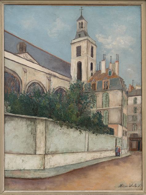 Maurice Utrillo 1883 1955 Église Notre Dame Des Blancs Flickr
