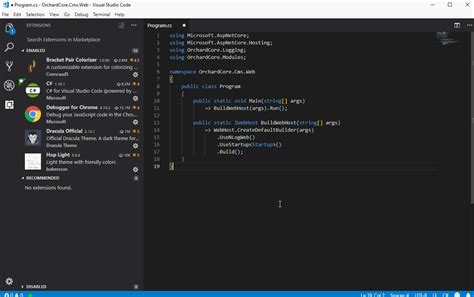 Irishdotnet Dev Theme Visual Studio Code In Seconds Richard Reddy