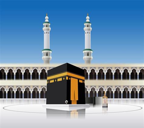 Kaaba Mecca Saudi Arabia 12189616 Vector Art At Vecteezy