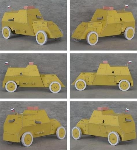 Papermau On Twitter Russo Balt C2440 Armoured Car Paper Model In 1