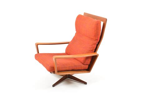 Arne Wahl Iversen Swivel Lounge Chair Room Of Art