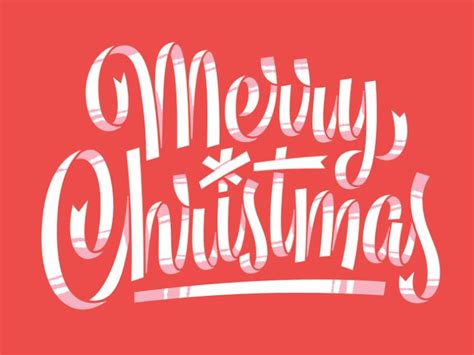 Merry Christmas Christmas Illustration Design Christmas Typography