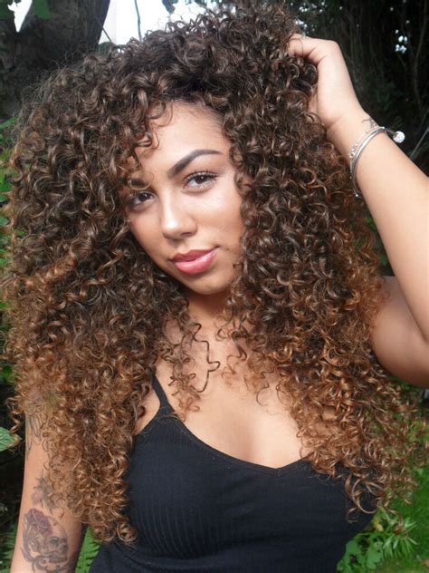 If you make the change from blonde to black hair, tell. Brown & black Ombre mix long 25" afro curly half 3/4 wig ...