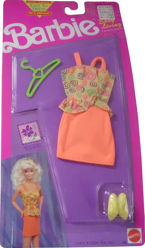 1992 Easy Living Fashions Barbie Outfit 2 660 Barbie 90s Barbie Dress Barbie Girl Barbie