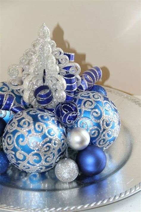 Nice 99 Amazing Silver And Blue Christmas Decoration Ideas For