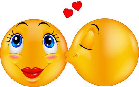 Two Lips Kissing Cartoons Illustrations Royalty Free Vector Graphics