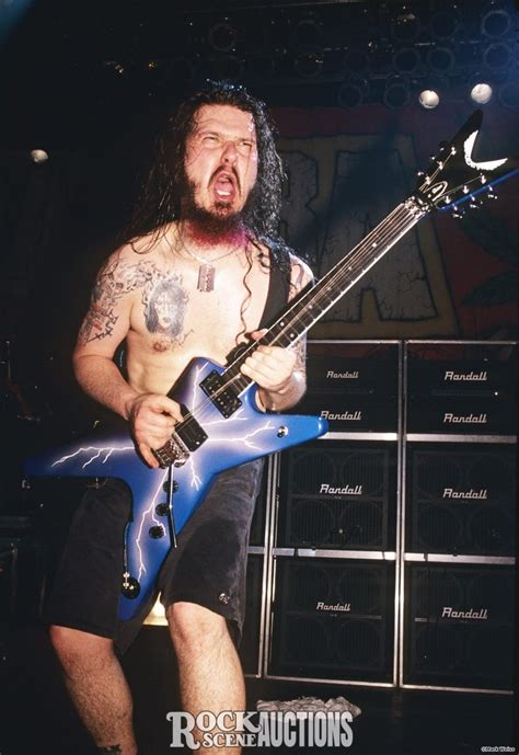Darrell lance abbott, best known by his stage name dimebag darrell, was an american musician and songwriter. Dimebag Darrell - 1994 - Rock Scene Auctions