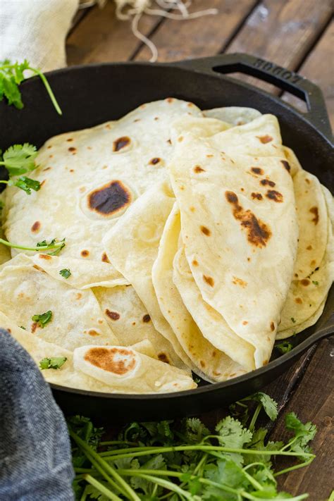 Authentic Homemade Flour Tortillas Oh Sweet Basil Flavor Ful Craving