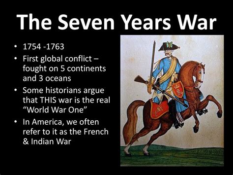 The Seven Years War Lasted Nine Years Ppt Download
