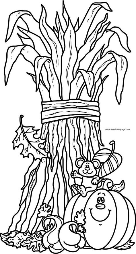 Scary ghost coloring pages, cats, bats coloring pages, pumpkins, coloring pages of witches and scarecrows are just a few of the many printable halloween coloring pages. Fall Cartoon Mouse Pumpkin Coloring Page | Fall coloring ...