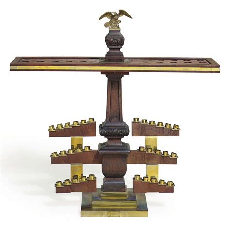 A Mahogany And Brass Cane Stand Modern Christies