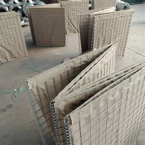 Military Use Security System Hesco Barrier Fill Sand Hesco Bastion