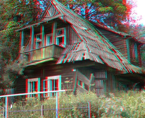 Mountain Cottage 3d Anaglyph By Yellowishhaze On Deviantart