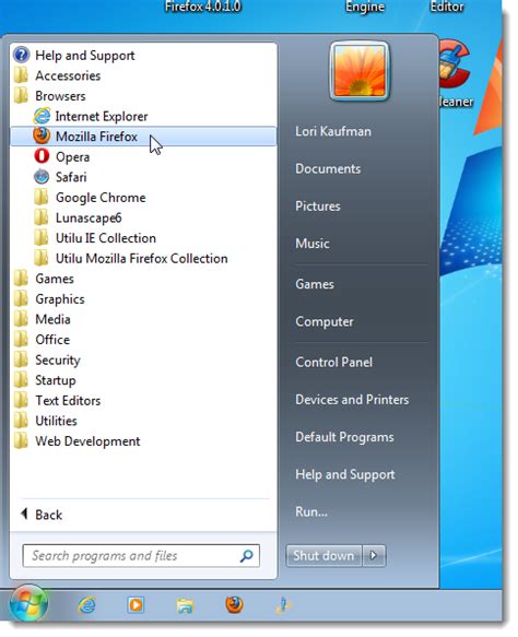 How To Reorganize The All Programs Section On The Windows