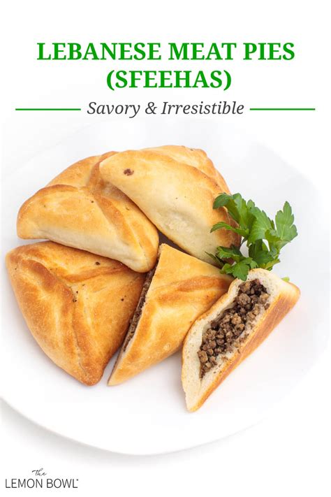 Lebanese Meat Pies Sfeehas The Lemon Bowl® Recipe Lebanese Meat