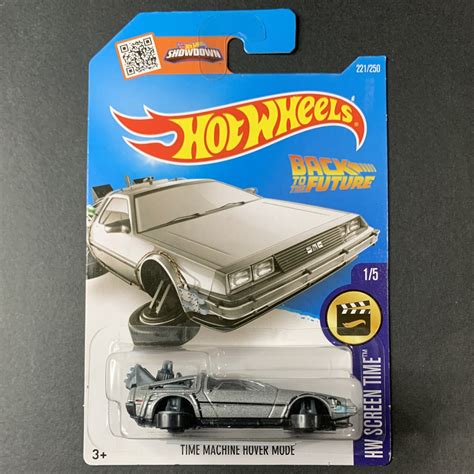 Hot Wheels Time Machine Hover Mode Back To The Future Shopee Malaysia