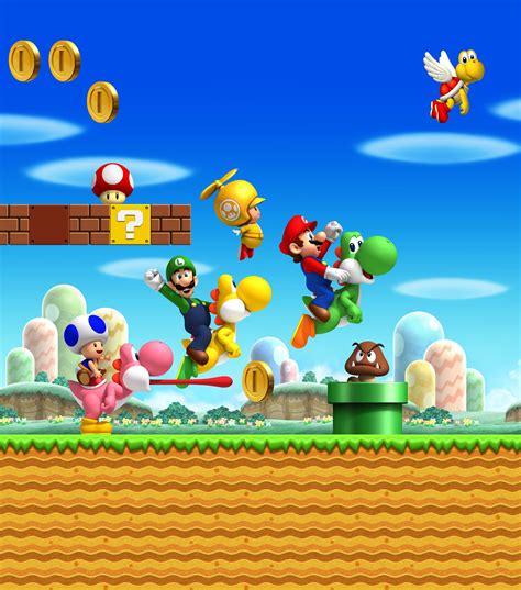 Collection Background Images New Super Mario Bros Background Excellent