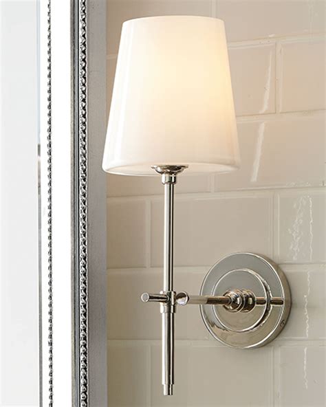 visual comfort bryant sconce with glass shade neiman marcus