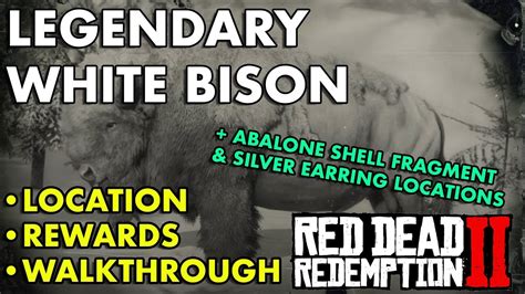 Red Dead Redemption 2 Legendary White Bison Crafting Bison Horn