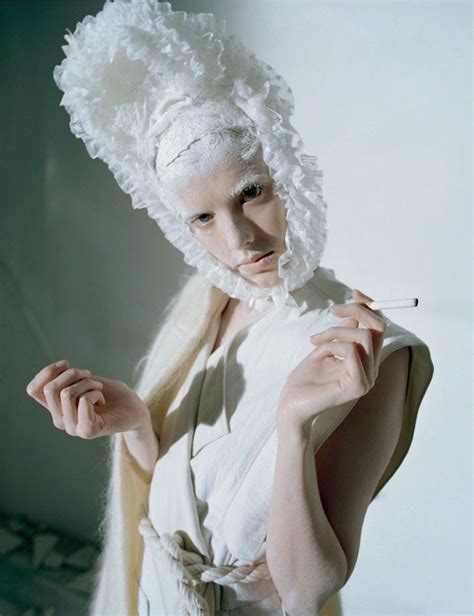 The Terrier And Lobster Spooky Agyness Deyn By Tim Walker For Love 13 Spring Summer 2015