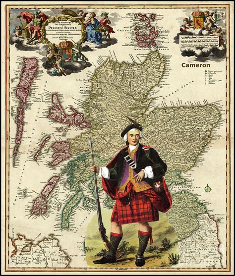 Cameron Clan Tartan Scotland Mixed Media By Michael Collins Pixels