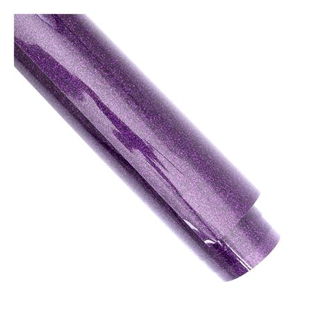 Siser Purple Glitter Heat Transfer Vinyl 30cm X 50cm Hobbycraft