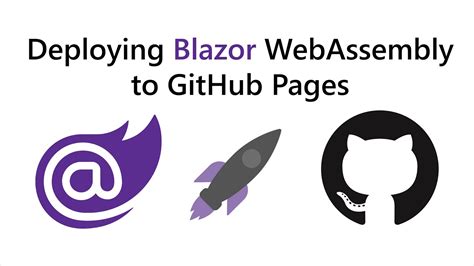How To Deploy Blazor Webassembly To Github Pages Youtube