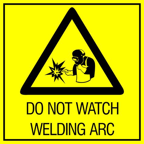 Do Not Watch Welding Arc Safety Sign Hw2 Safety Sign Online