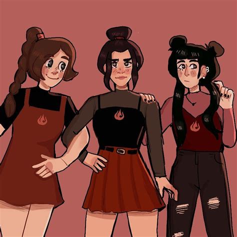 Nifty On Instagram “ty Lee Azula And Mai In Modern Outfits Theyre Icons