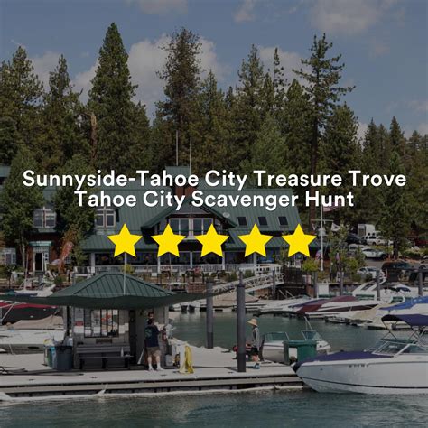 Tahoe City Scavenger Hunt Sunnyside Tahoe City Treasure Trove Lets Roam