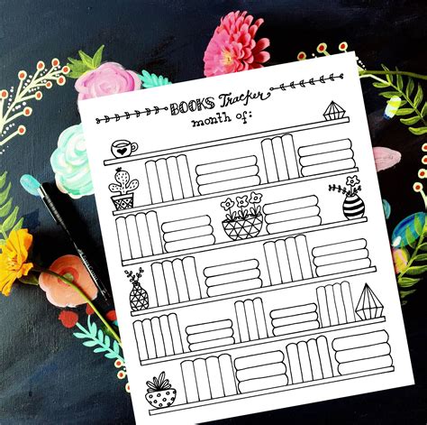 Book Reading Tracker Printable Printable Word Searches