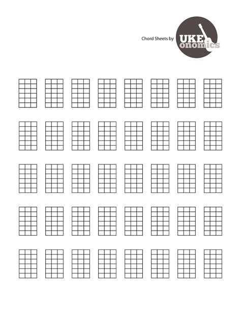Free Blank Ukulele Chord Chart Printable Printable Word Searches
