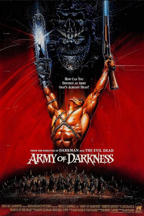 Army Of Darkness Movie Poster 3 Of 4 Imp Awards