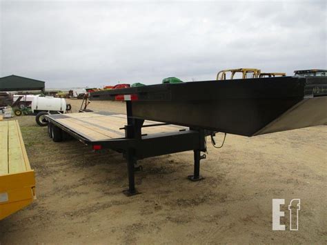 30ft Flatbed 5th Wheel Hitch Trailer No Title