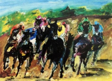 Horse Racing Oil Paintings Joe Wilder Md