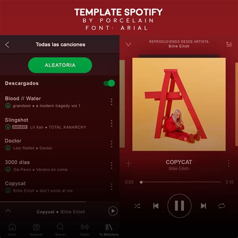 Blank Spotify Playlist Template