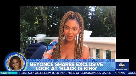 Exclusive Beyoncé Talks Black Is King On Good Morning America Youtube