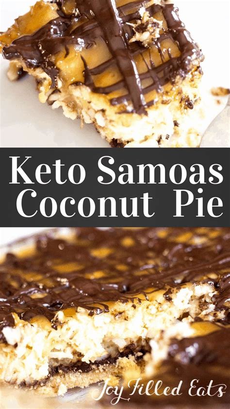 Entenmann's coconut cream pie coffee single serve cups, 2/10 ct boxes. Keto Samoas Coconut Pie Recipe - Low Carb, Sugar-Free, Gluten-Free, Grain-Free, Dairy-Free in ...