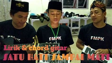G cm em cm g am7 c a d bisikan sang bayu membawa perkhabaran. Lirik & Chord Gitar SATU HATI SAMPAI MATI (Cover) - YouTube