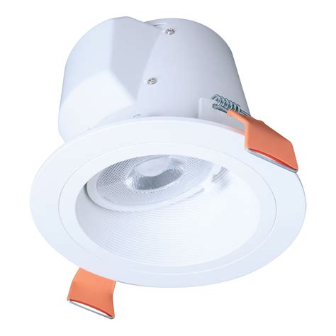 Halo Led 6in White Recessed Light Kit Slope Ceiling The Home Depot