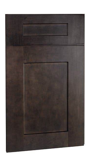 Shaker Ii Maple Charcoal Framed Cabinets